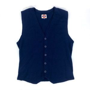 Jermyn & Bond merino wool blend vest men's size medium